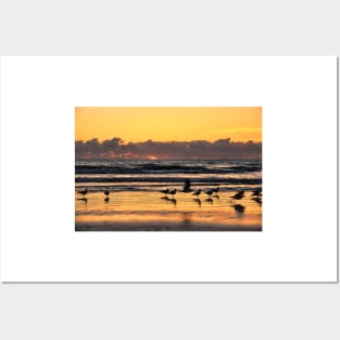 Sunrise on Cocoa Beach, Florida Posters and Art